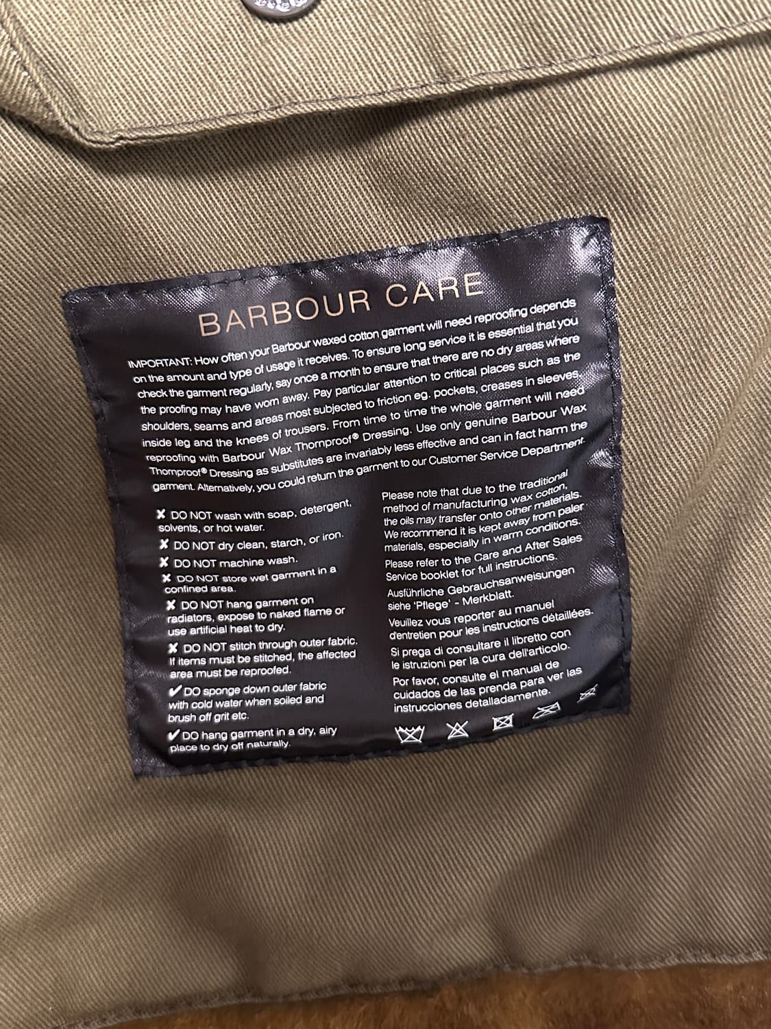 바버 x 엔지니어드가먼트 하이랜드파카 상품이미지5