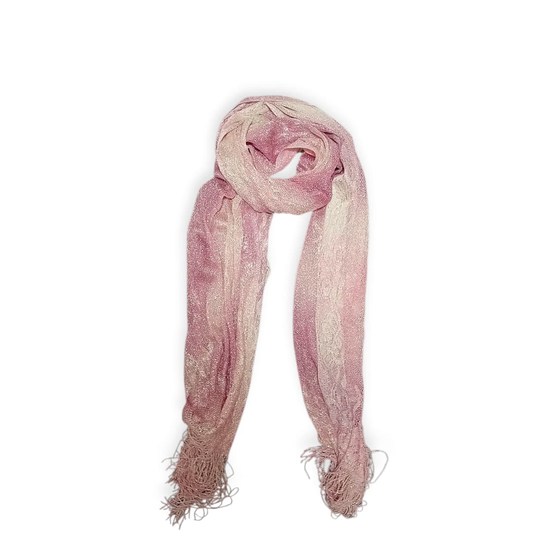 모리걸 핑크 투톤 반짝이 스카프 상품이미지1