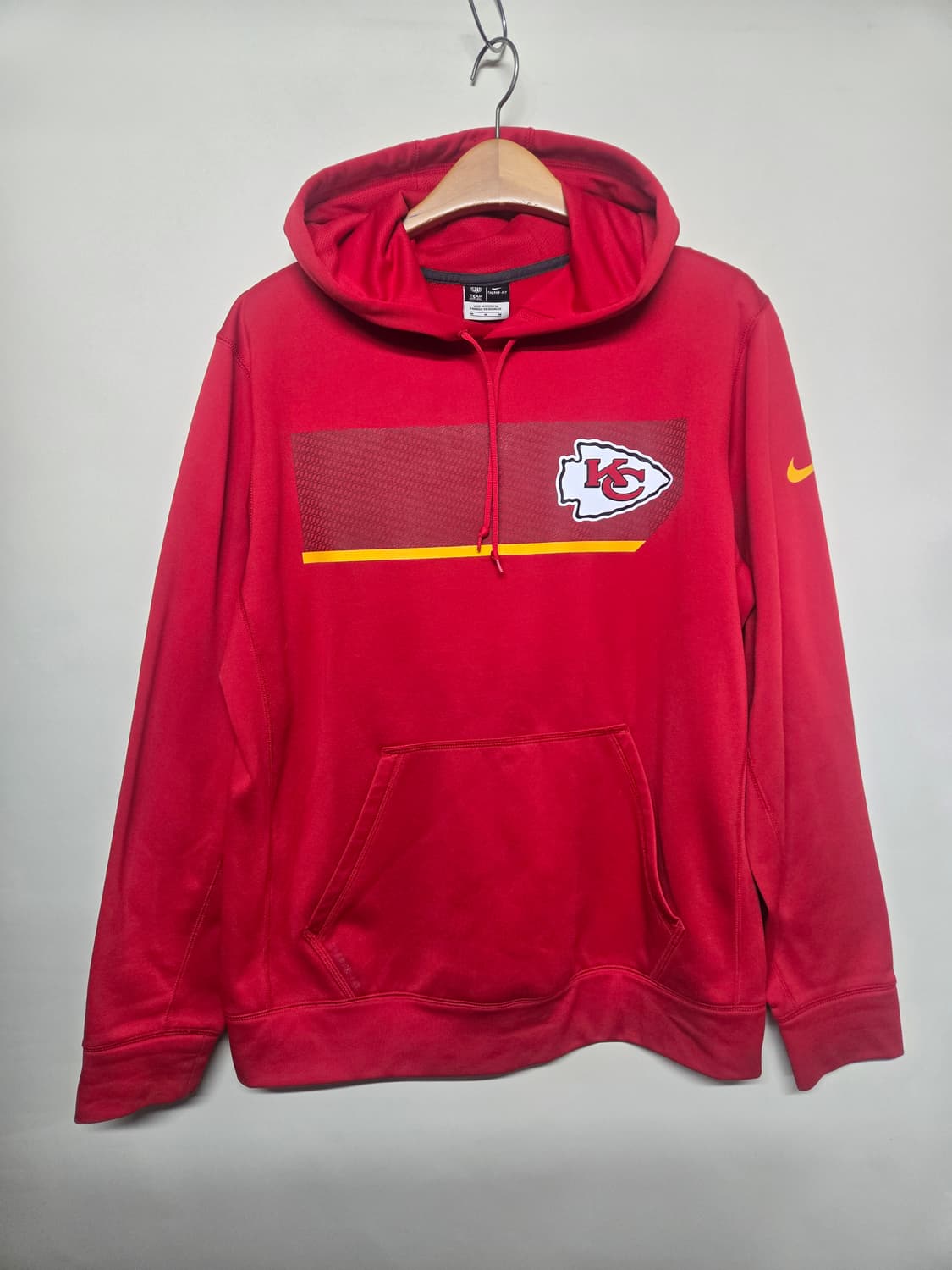 나이키  캔자스시티 치프스 디펜더 도트 폴리플리스 풀오버 후드티M 상품이미지1