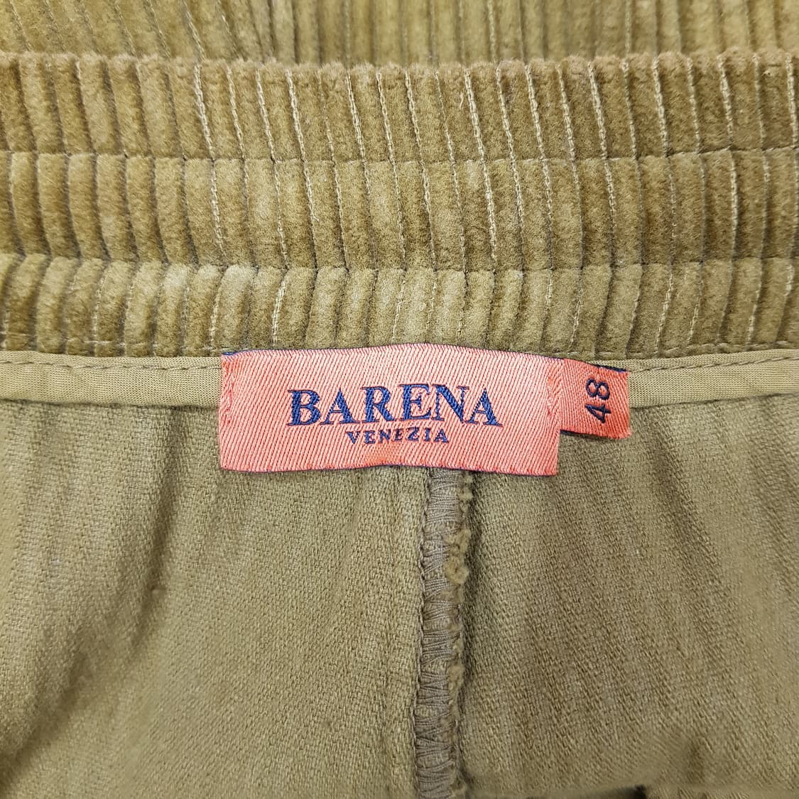 바레나 베네치아 2021 코듀로이 세미배기핏 밴딩 팬츠 82-96사이즈 상품이미지5