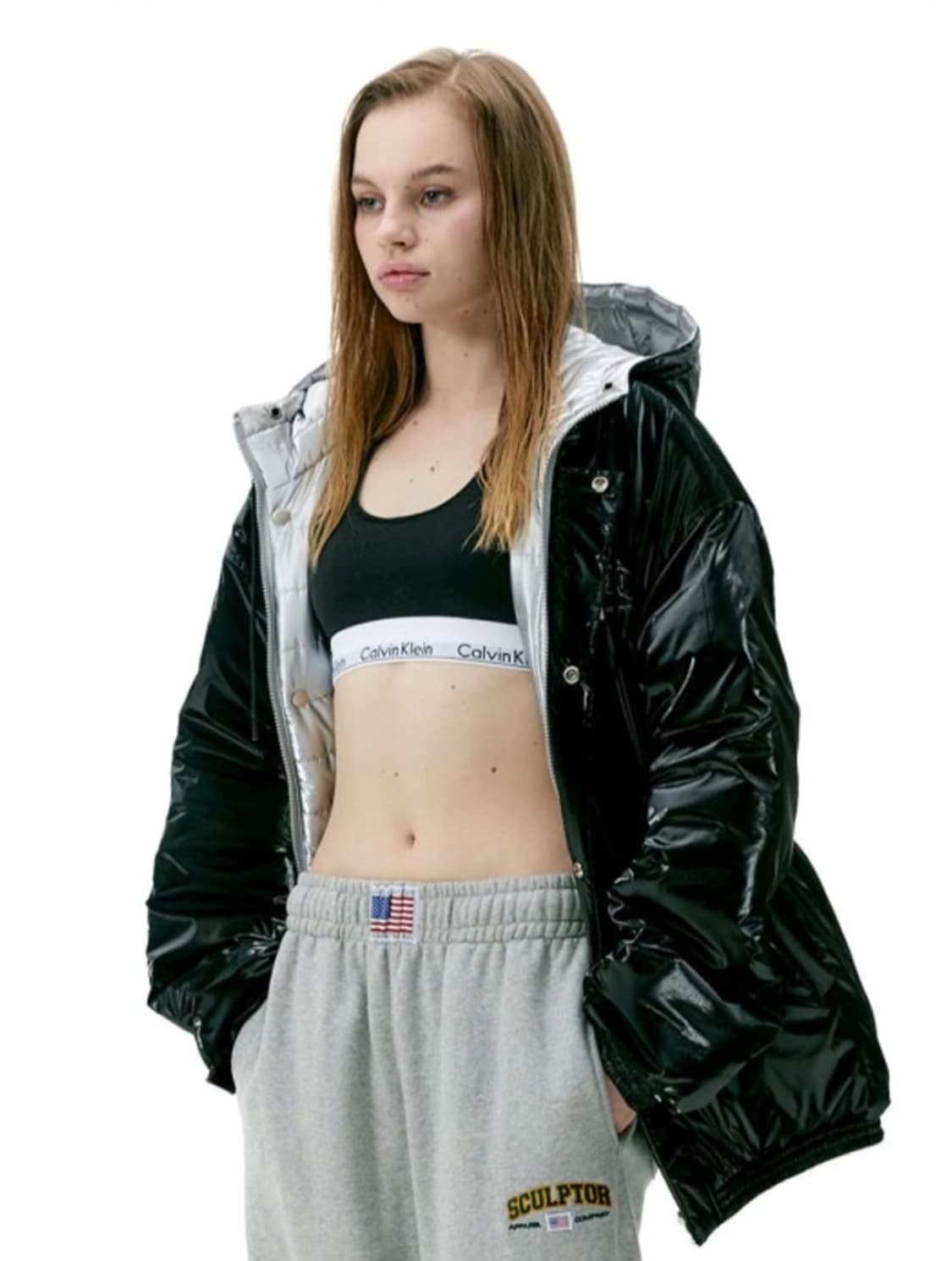 스컬프터 리버시블 경량패딩 L 상품이미지4