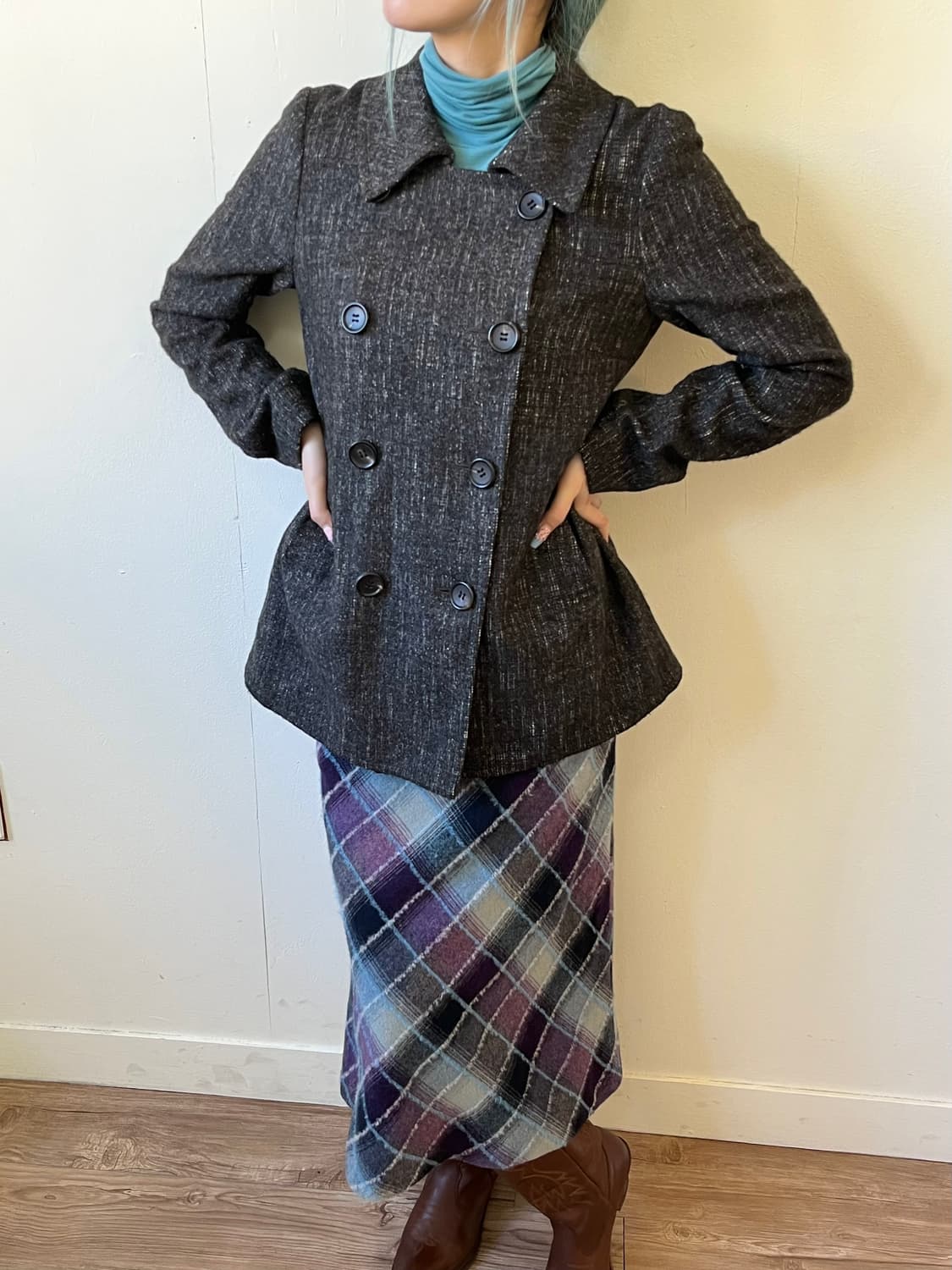 theory 아카이브 더블 코트 상품이미지4