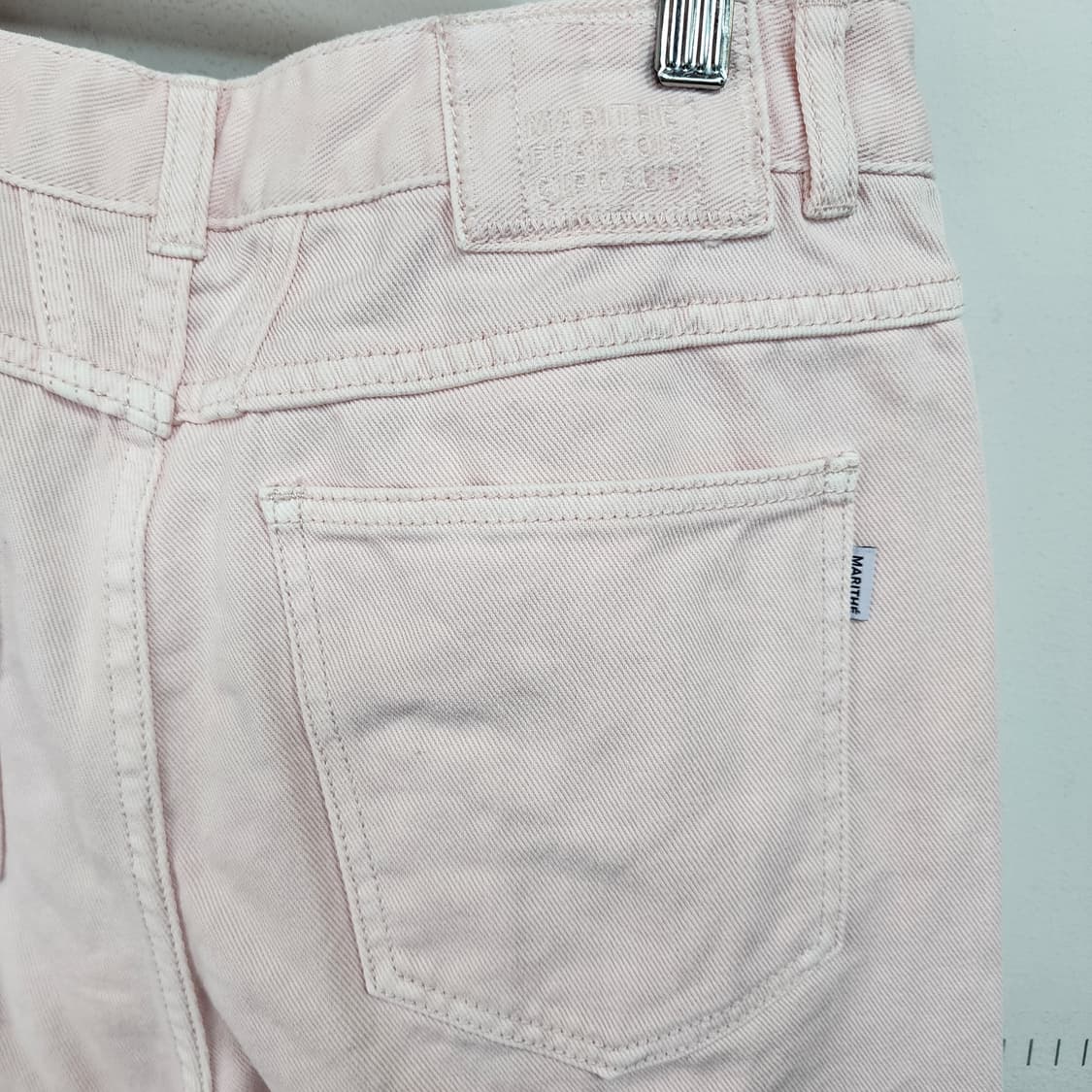 마리떼프랑소와저버 핑크 와이드 데님 팬츠 상품이미지4