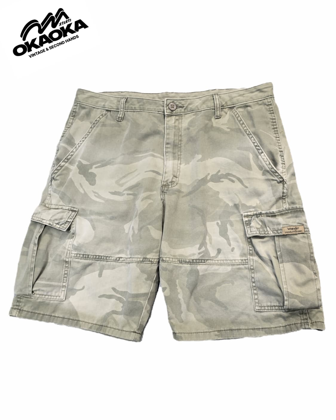 WRANGLER 카모 버뮤다 팬츠 상품이미지1