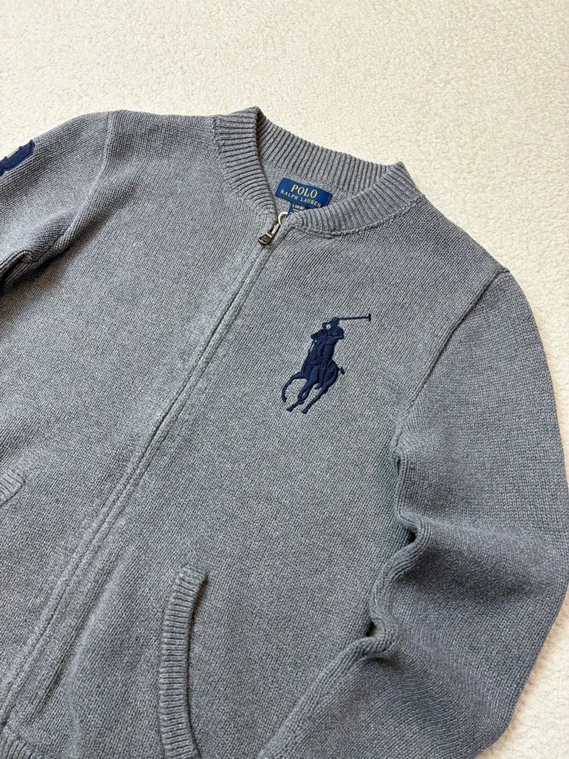 폴로 랄프로렌 100% 코튼 빅포니 니트 집업 PN5952 상품이미지2