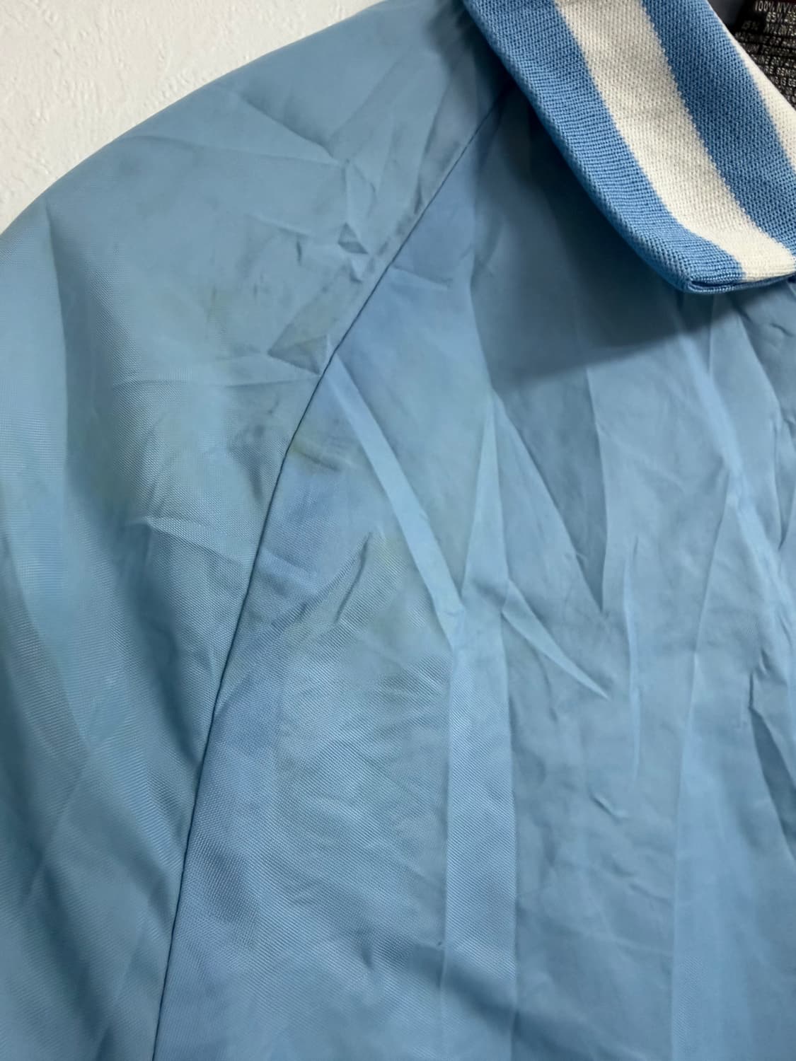 70s ARISTO JAC BY HILTON 블루 윈드 브레이커 자켓 상품이미지7