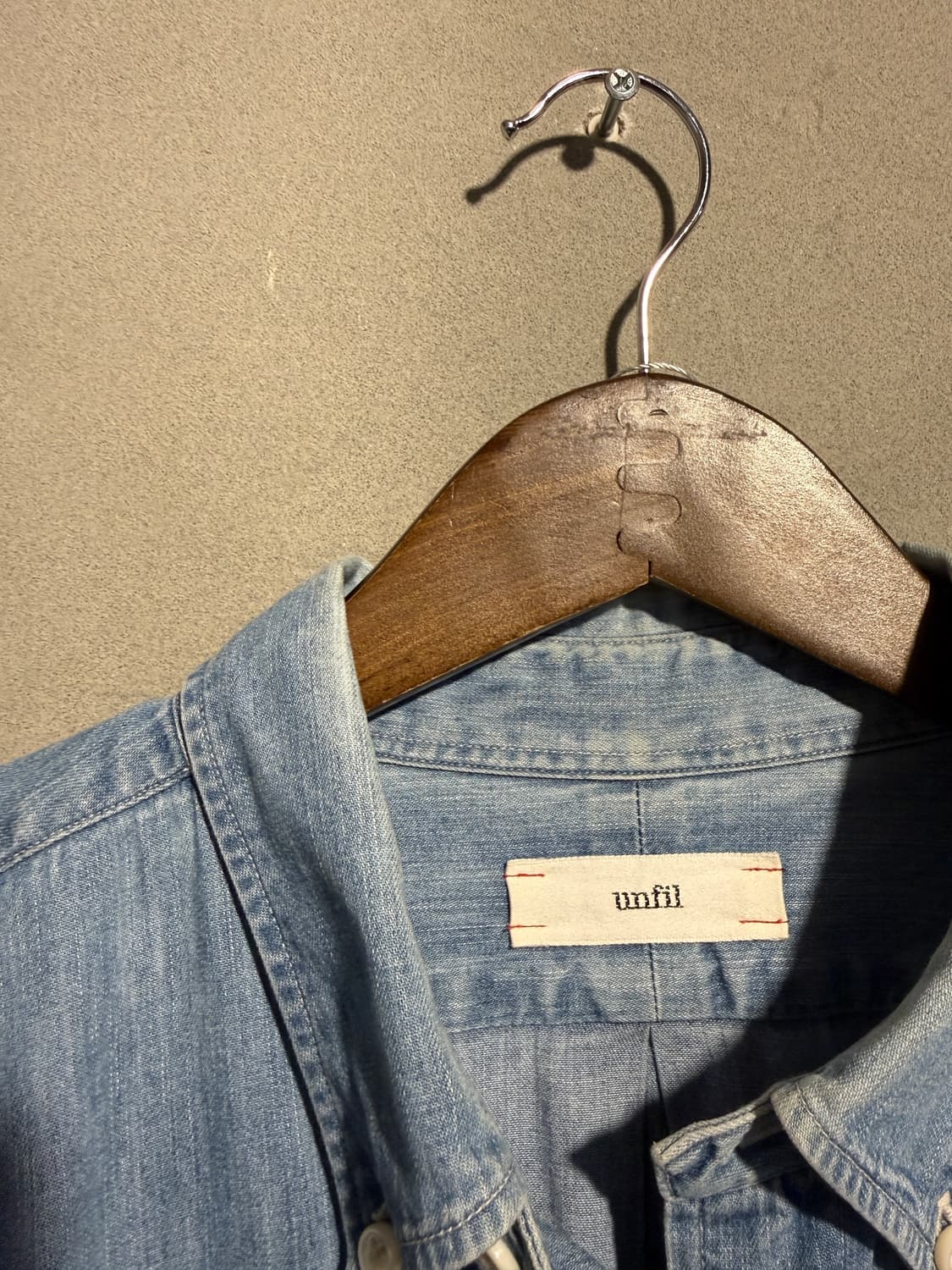 언필 데님셔츠 4(2XL) 상품이미지4