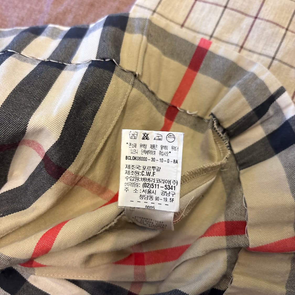 버버리 키즈 멜빵 체크 원피스 (8y)   상품이미지9