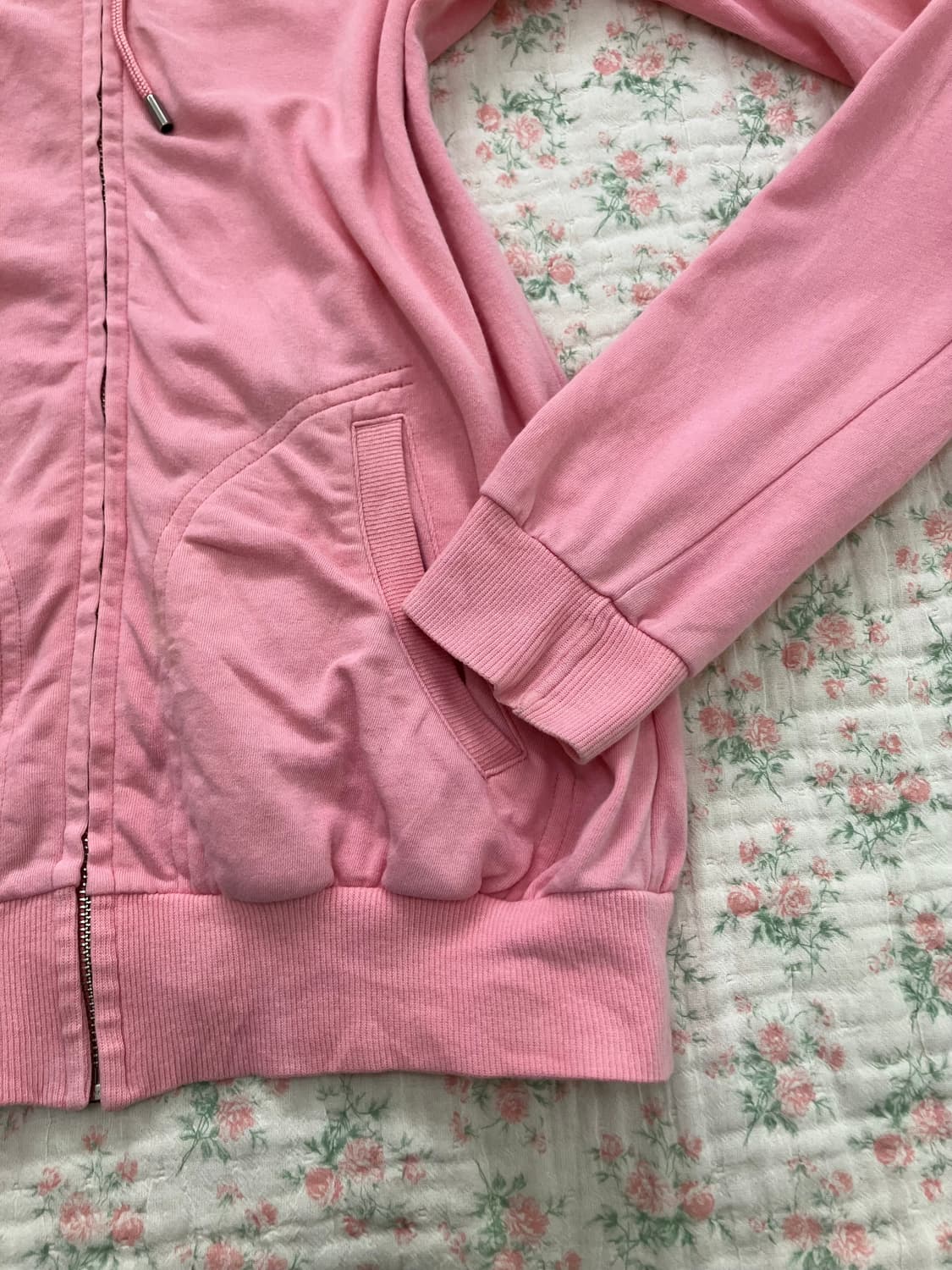 버버리 블루 라벨 딸기 우유 핑크 후드집업 1080 모리걸 y2k 스트릿 상품이미지4