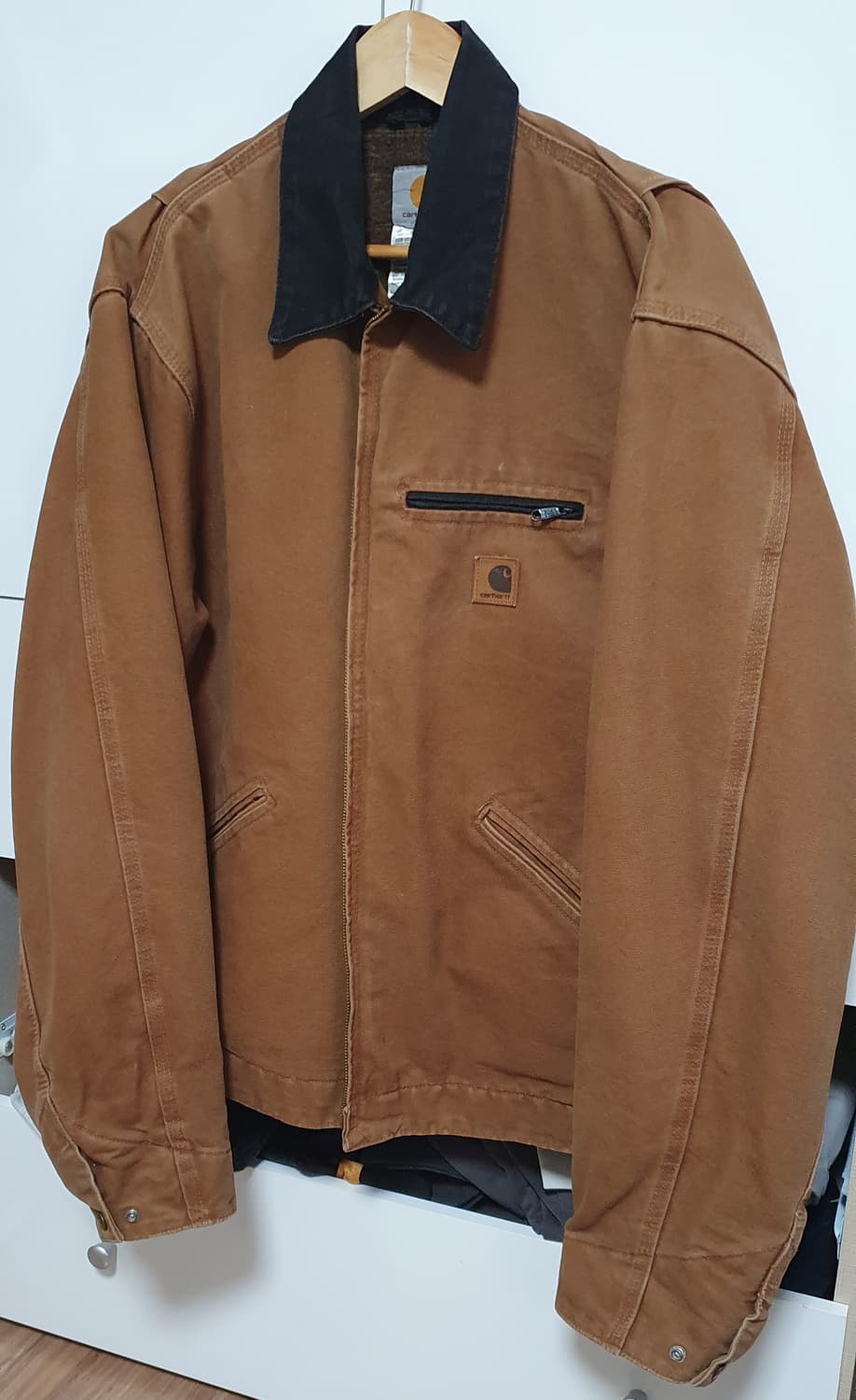 칼하트 디트로이트 자켓 J97 샌드스톤 Brn 사이즈L 상품이미지1
