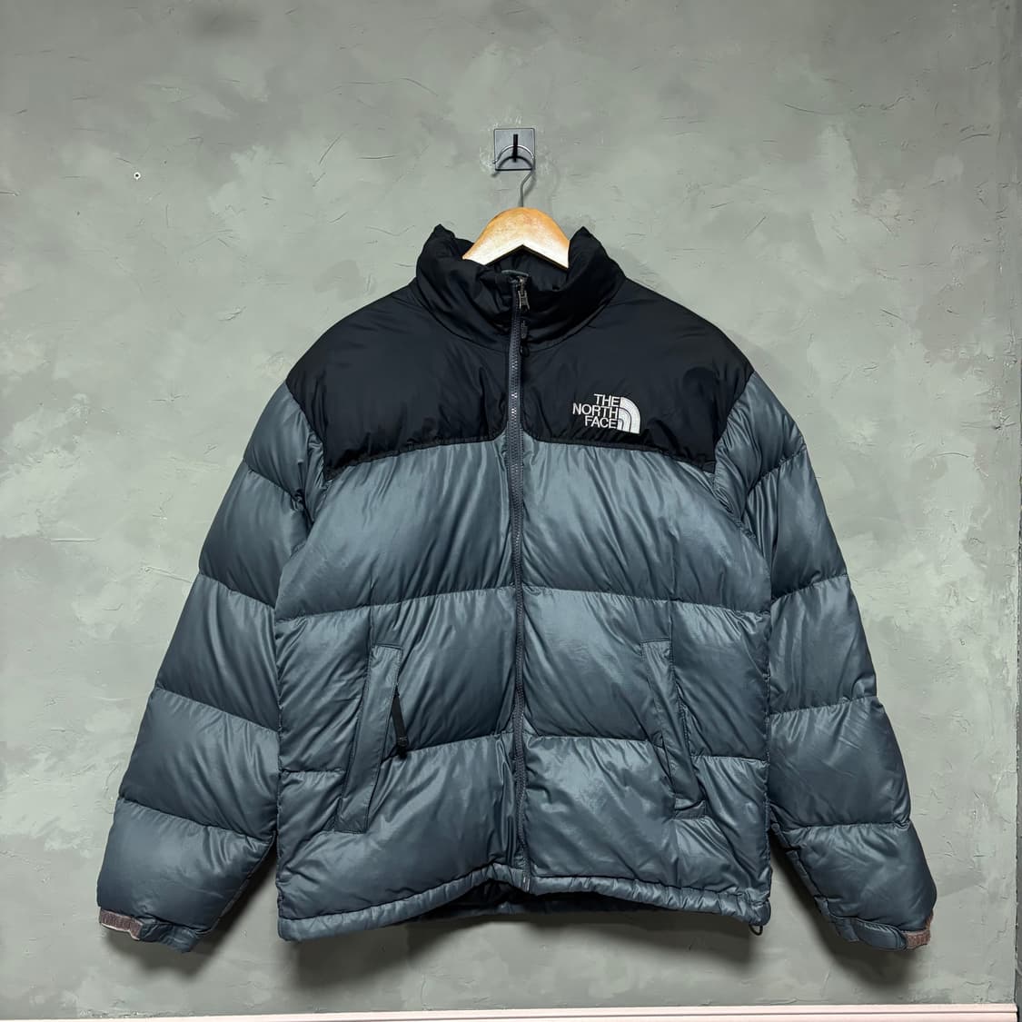 노스페이스 700 눕시 구스다운 패딩 회색 그레이 상품이미지1