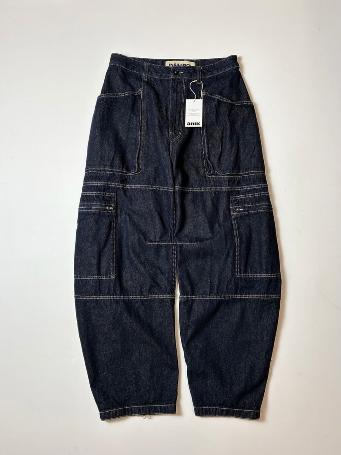 인사일런스 스티치 데님 카고 팬츠 PN8316 상품이미지1