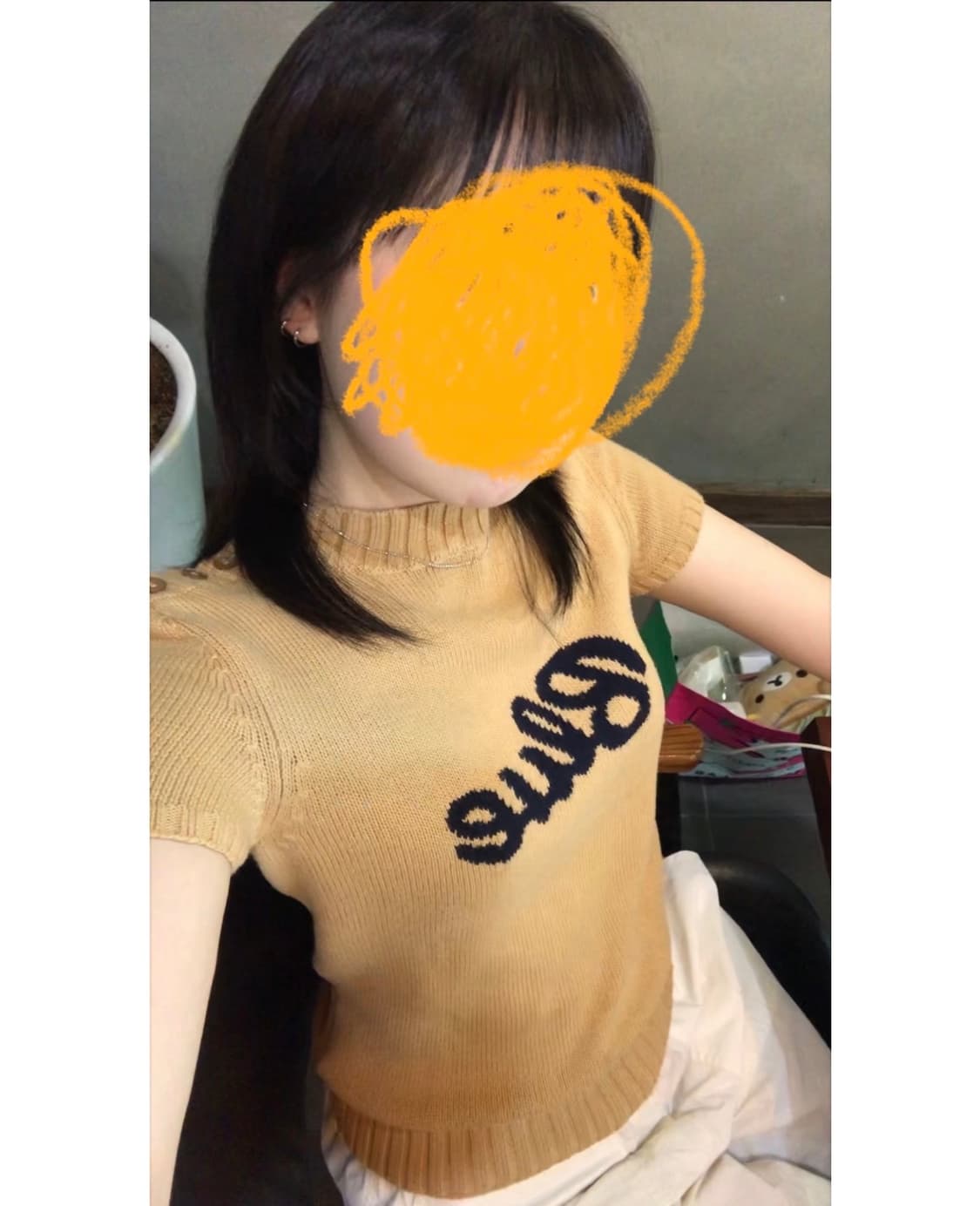 버버리 블루라벨  (빈티지) 반팔 니트 상품이미지1
