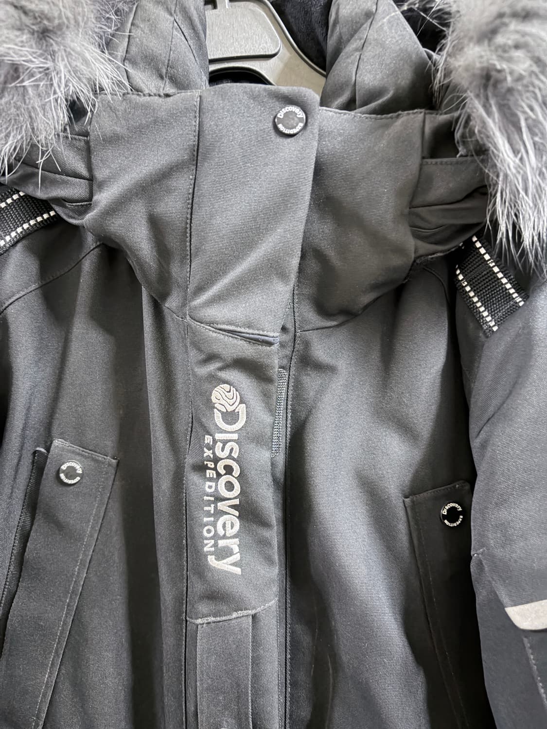 디스커버리 하프패딩코트 상품이미지1