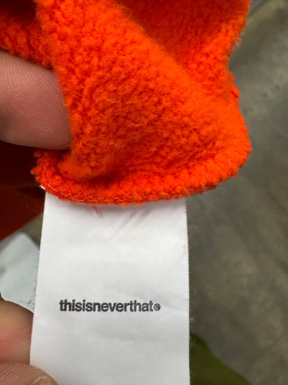 디스이즈네버댓 오렌지 맨투맨 L 상품이미지4