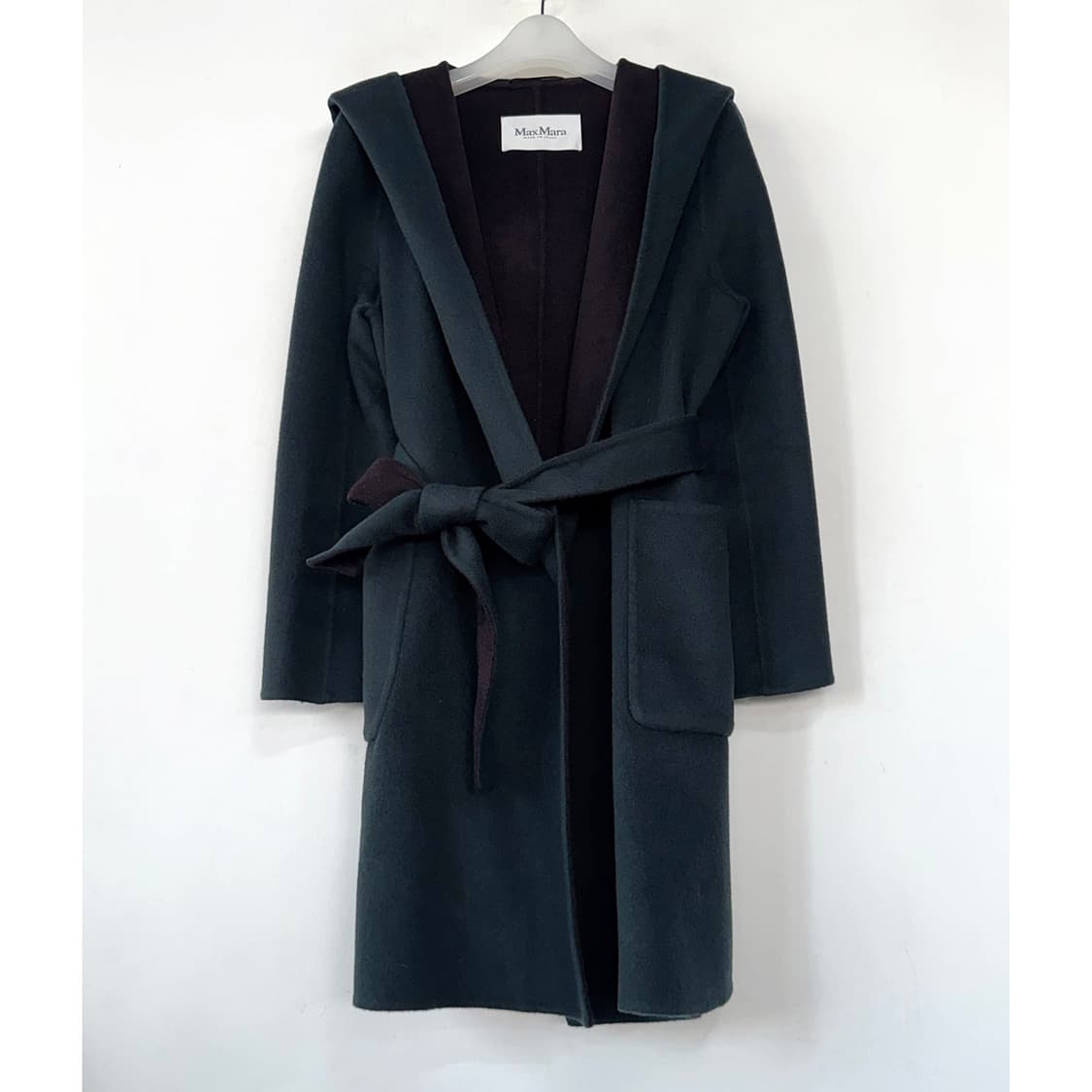 막스마라 리버시블 벨티드 하프 울 코트 상품이미지1