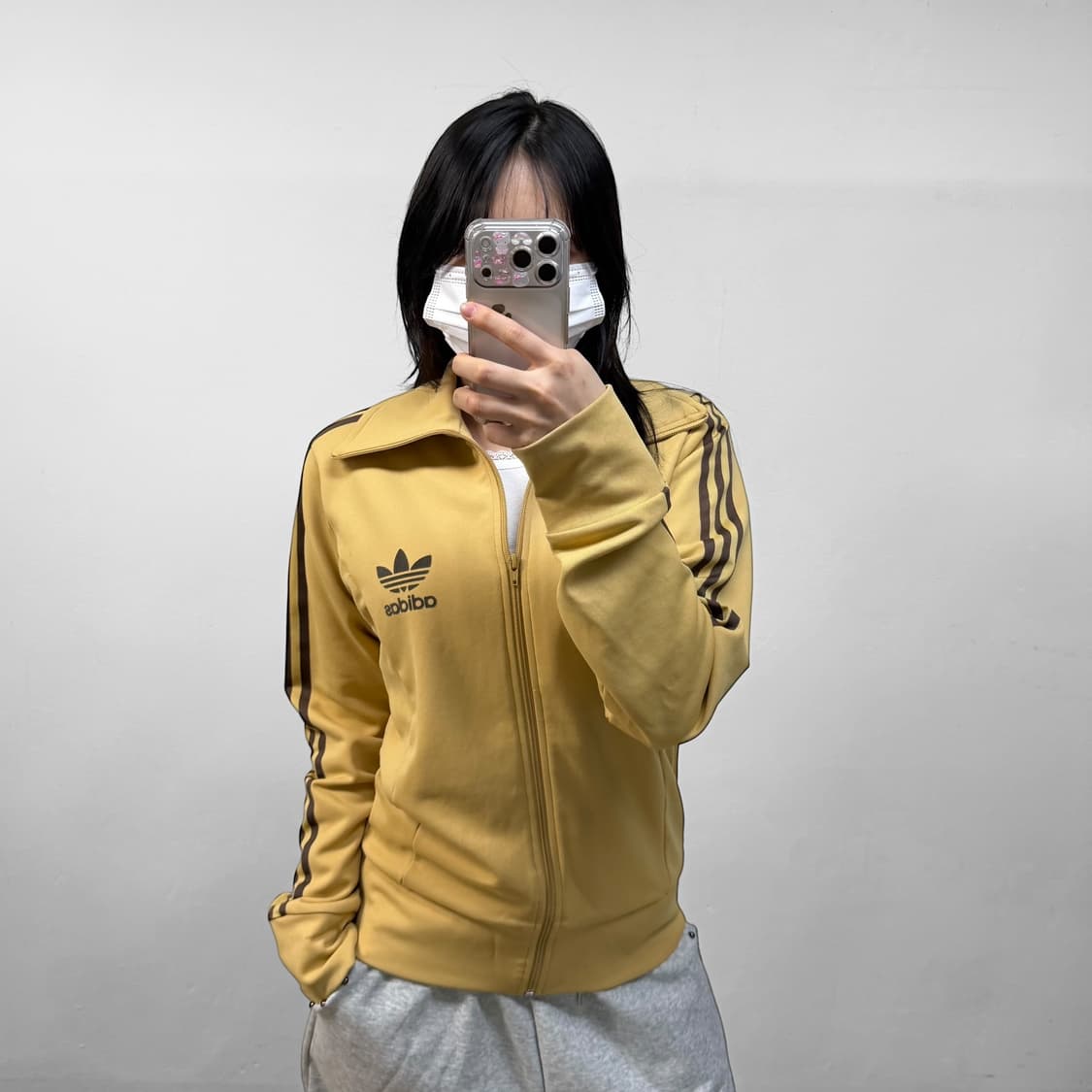 아디다스 유로파 트랙탑 져지 베이지 브라운 상품이미지1