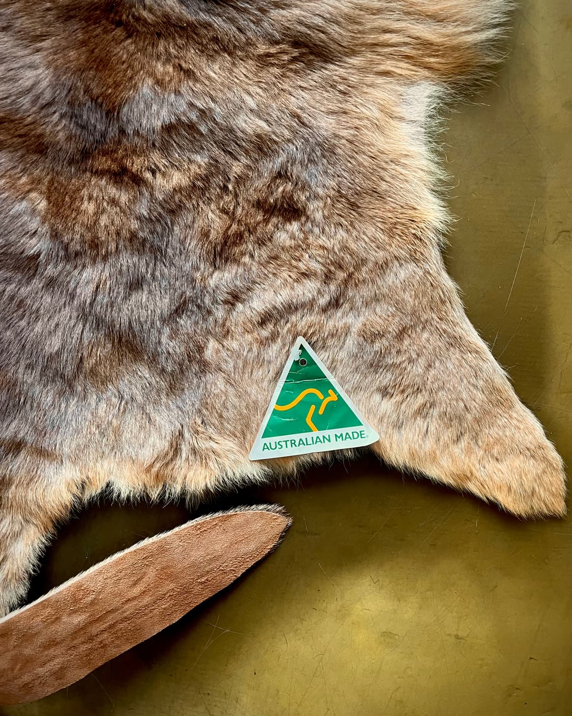 (A)2000s Australian Kangaroo Skin Carpet 상품이미지5