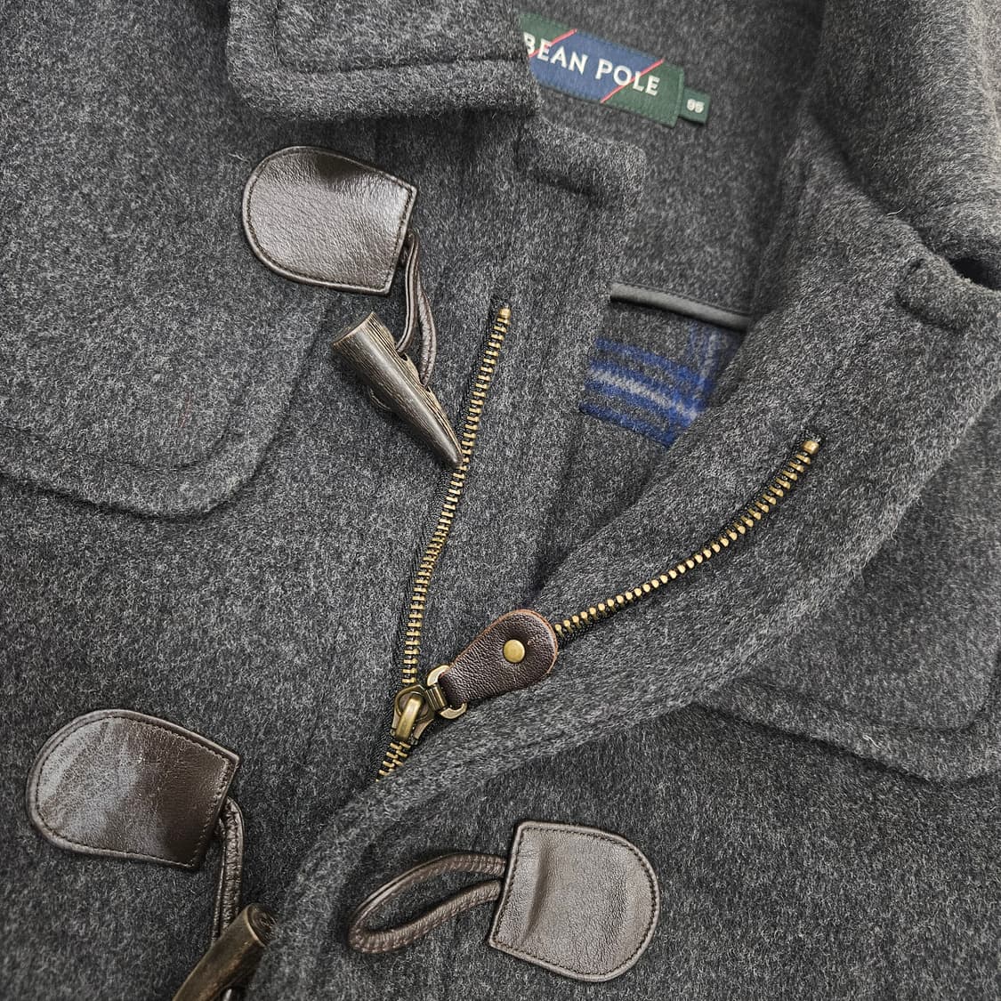 [95] 빈폴 울 후드 더블 떡볶이 코트 1204JM1 상품이미지4