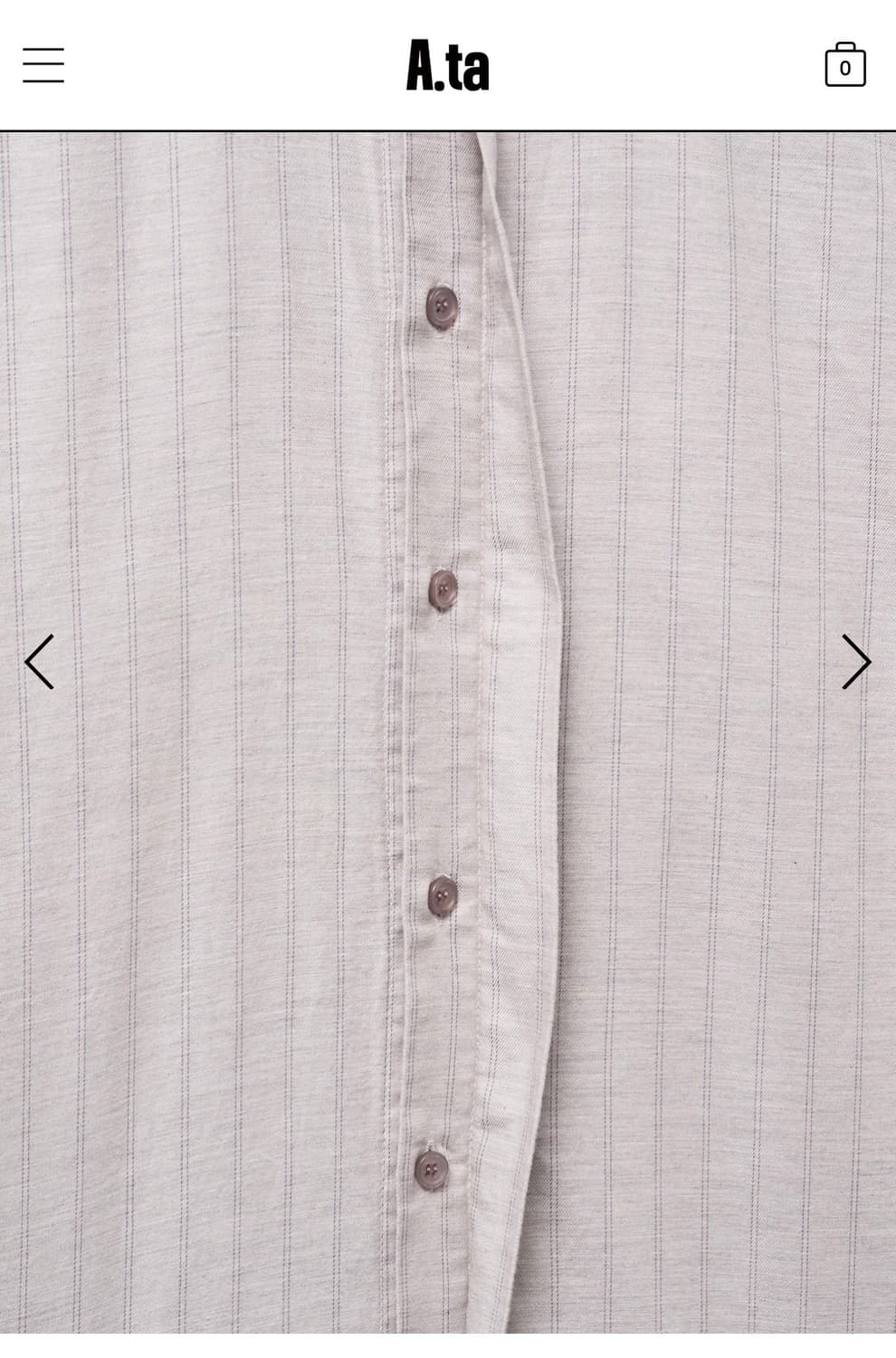 A.ta 에이타 셔츠 빈티지 심플 상품이미지4