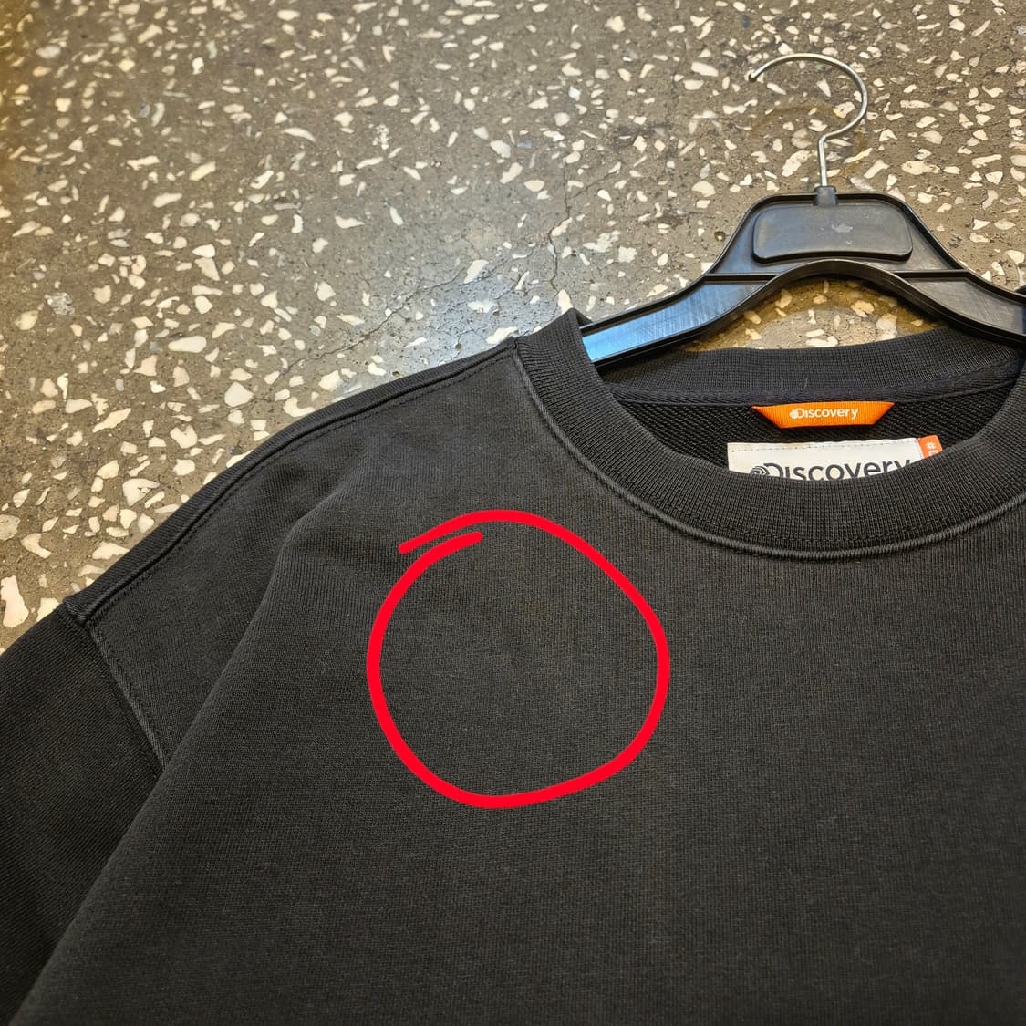 100~105 디스커버리 블랙 맨투맨  상품이미지6