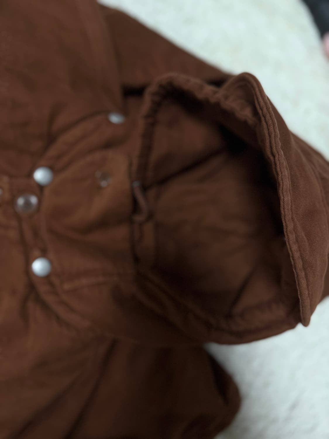 (XL)카브엠트 24fw 디테처블 퀼팅 후드 자켓 상품이미지4