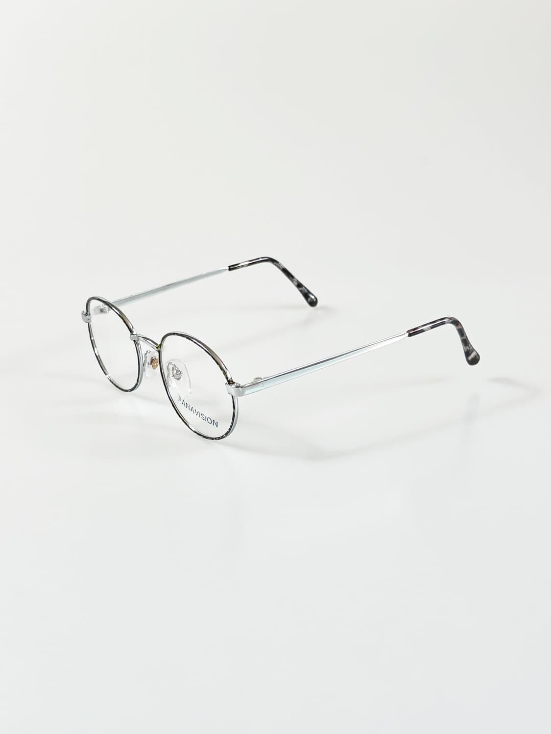 90s PANAVISION 실버 마블 라운드 콤비네이션 빈티지 안경 상품이미지3