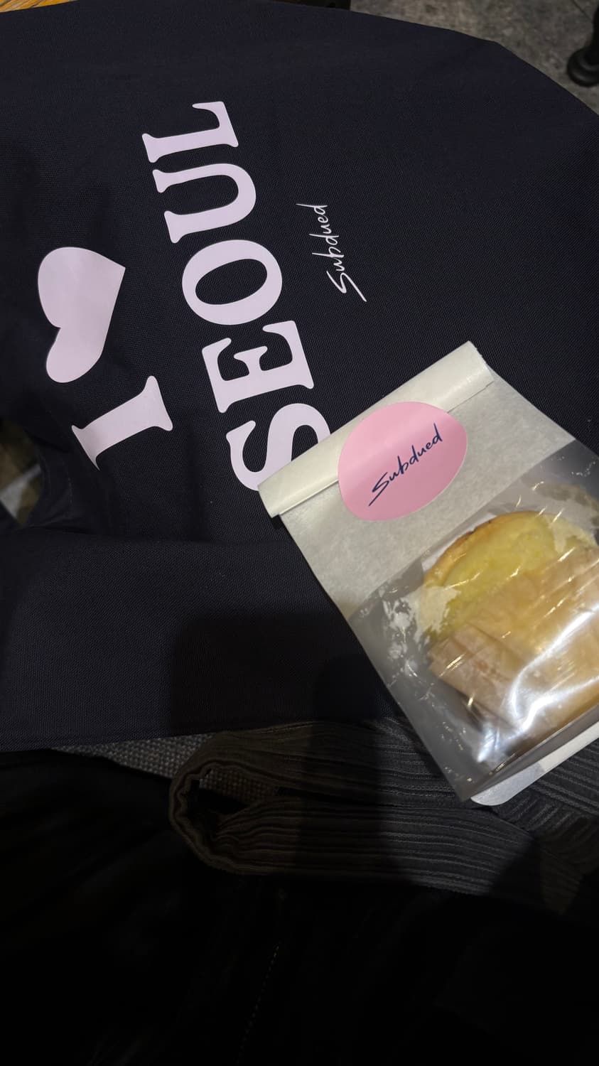 Subdued 섭듀드 서울한정 에코백(Navy) 상품이미지2