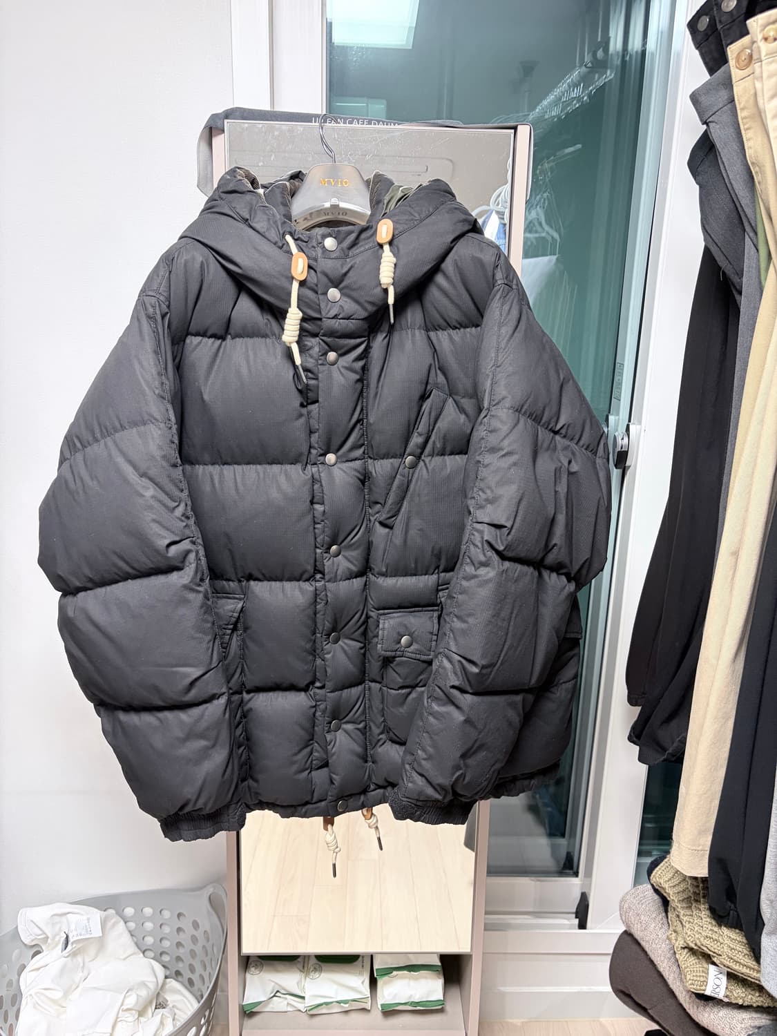 헨리코튼 ffc 왁스 다운 파카 패딩 50사이즈 상품이미지1