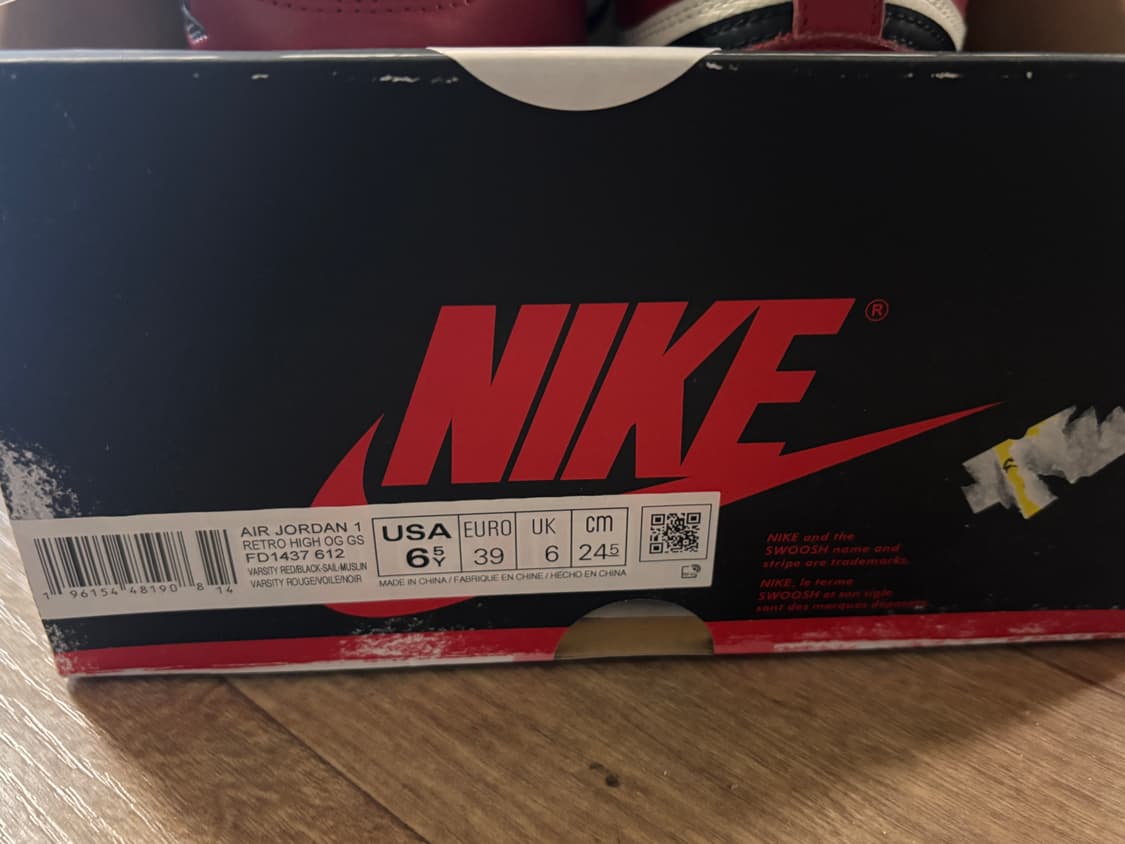 조던1 레트로 하이 OG 시카고 2022(245) 상품이미지8