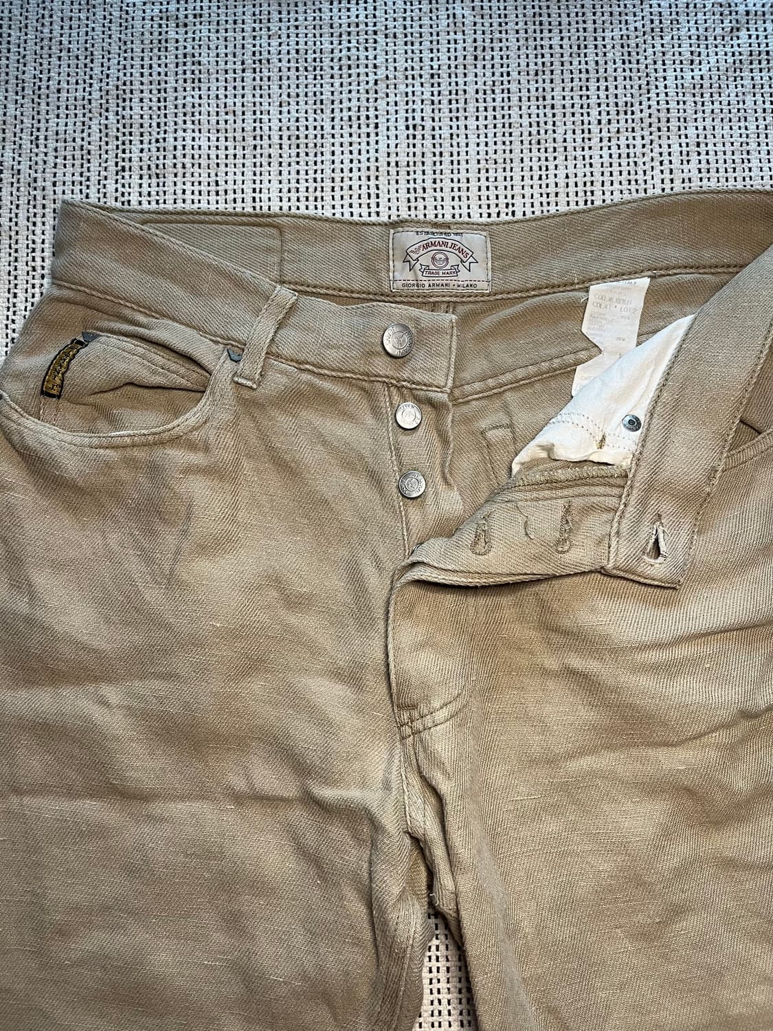 armani jeans vintage cotton pants 상품이미지3