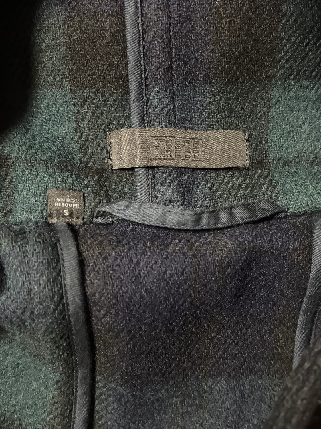 블랙 더플/떡볶이 후드 코트 S 팝니다 상품이미지2