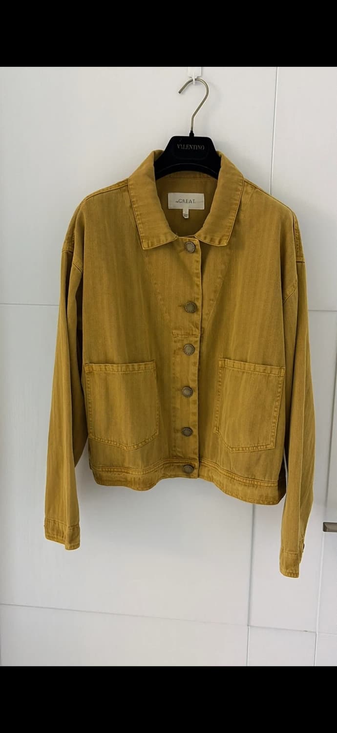 THE GREAT. 숏 자켓 머스타드 55,66 정품 상품이미지6