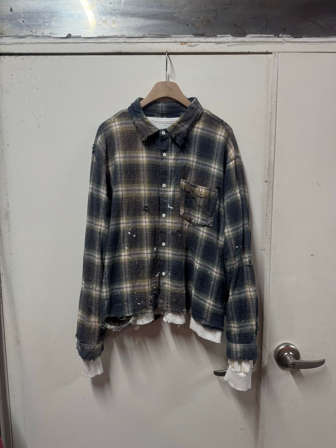 빈티지 체크셔츠 상품이미지1