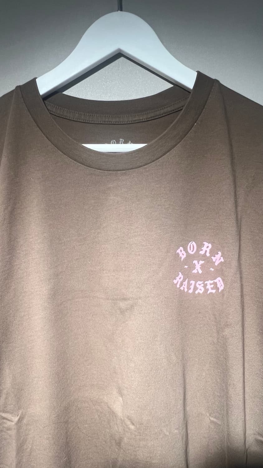 BORN X RAISED 본앤레이즈 브라운 티셔츠 XL 상품이미지2