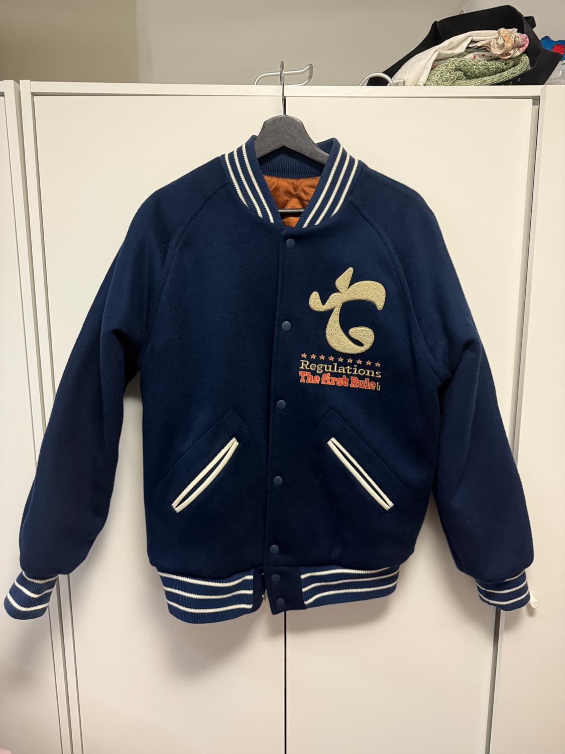 테켓 바시티 자켓 M사이즈 상품이미지1