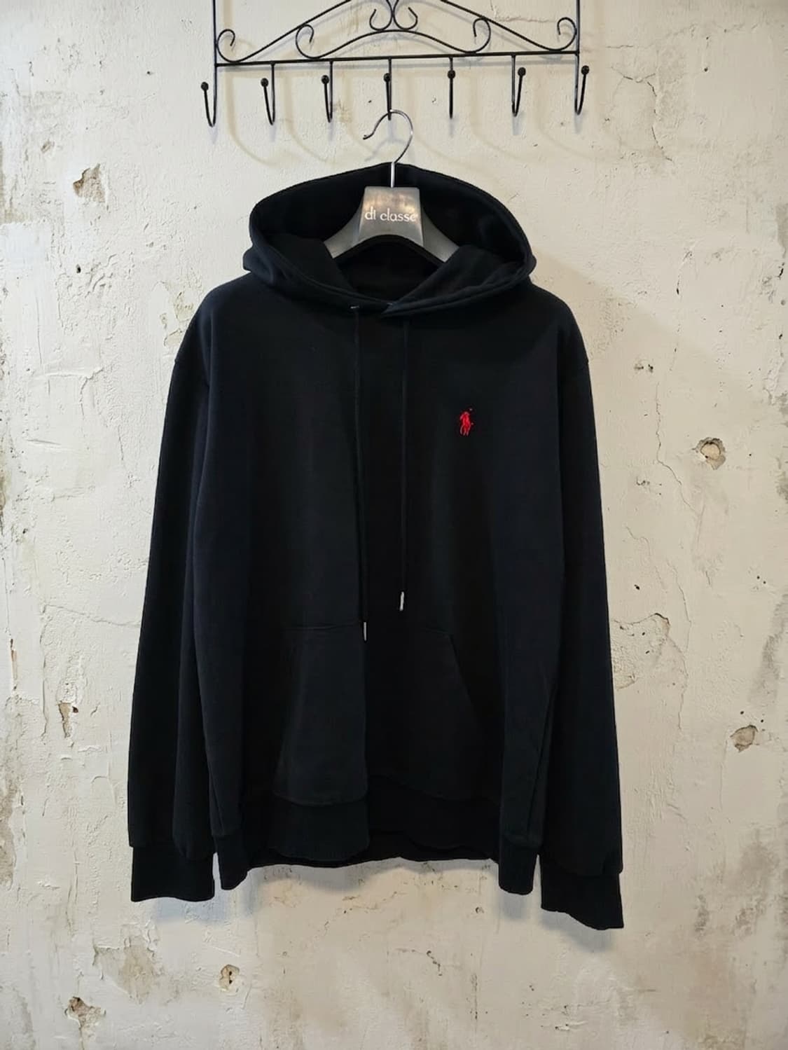 폴로 랄프로렌 블랙 후드티 XL 상품이미지1