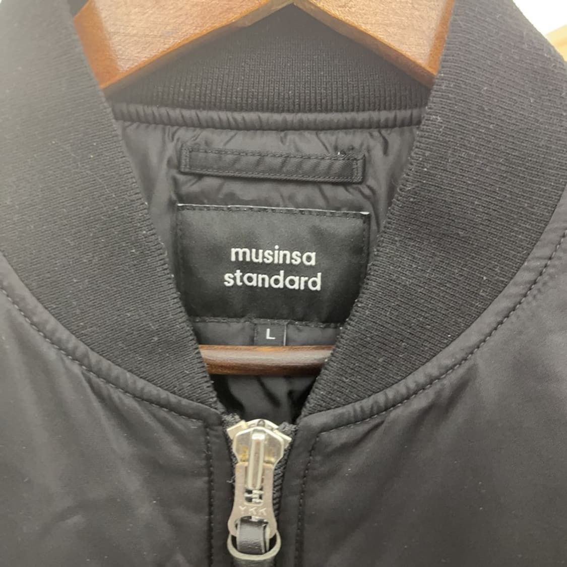 무신사스탠다드 MA-1 오버핏 투웨이 항공점퍼 자켓 105 C06378 상품이미지5