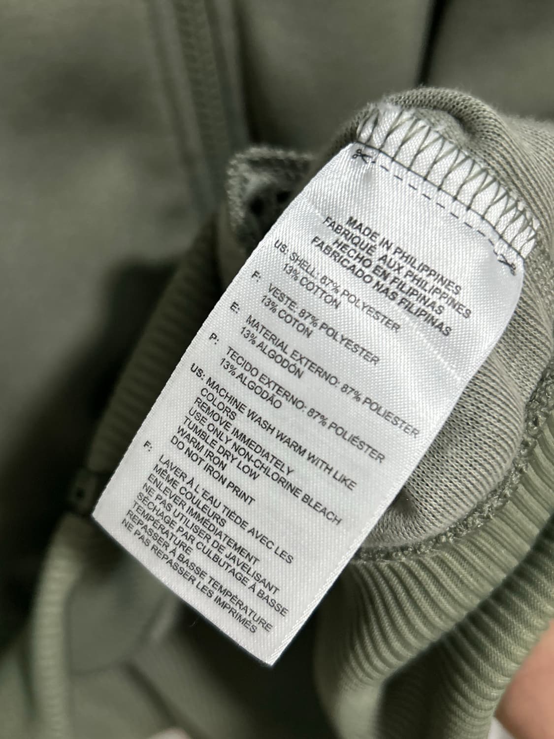 아디다스 카키 후드집업 져지 상품이미지5