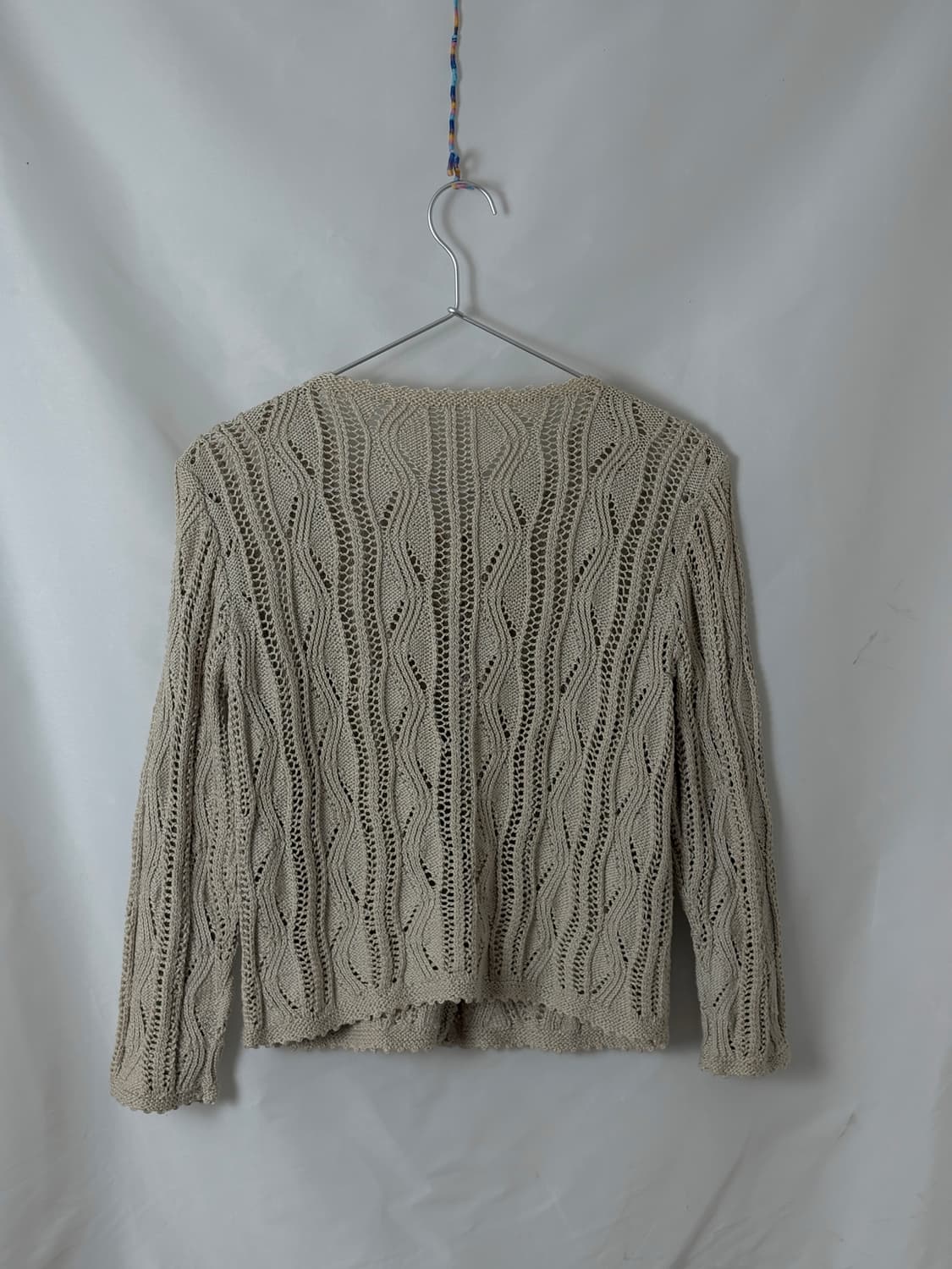 베이지 뜨개 가디건 상품이미지5