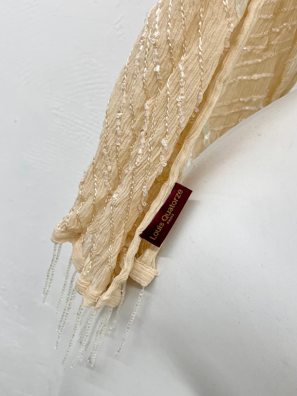 페어리 실크 비즈 수술 머플러  상품이미지4