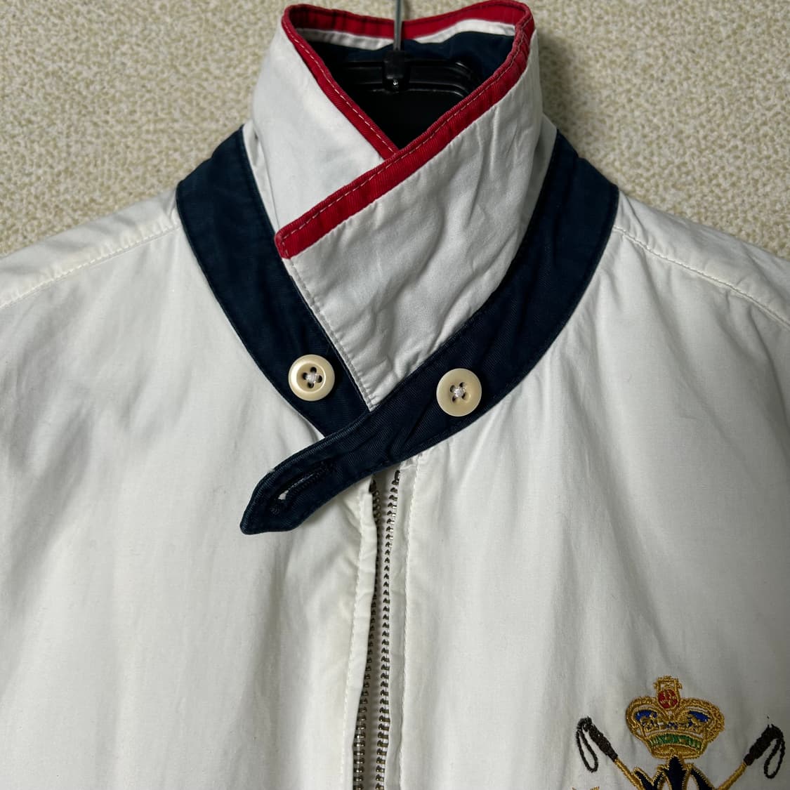  (S) 00s 폴로 랄프로렌 화이트  스윙톱 자켓 상품이미지6