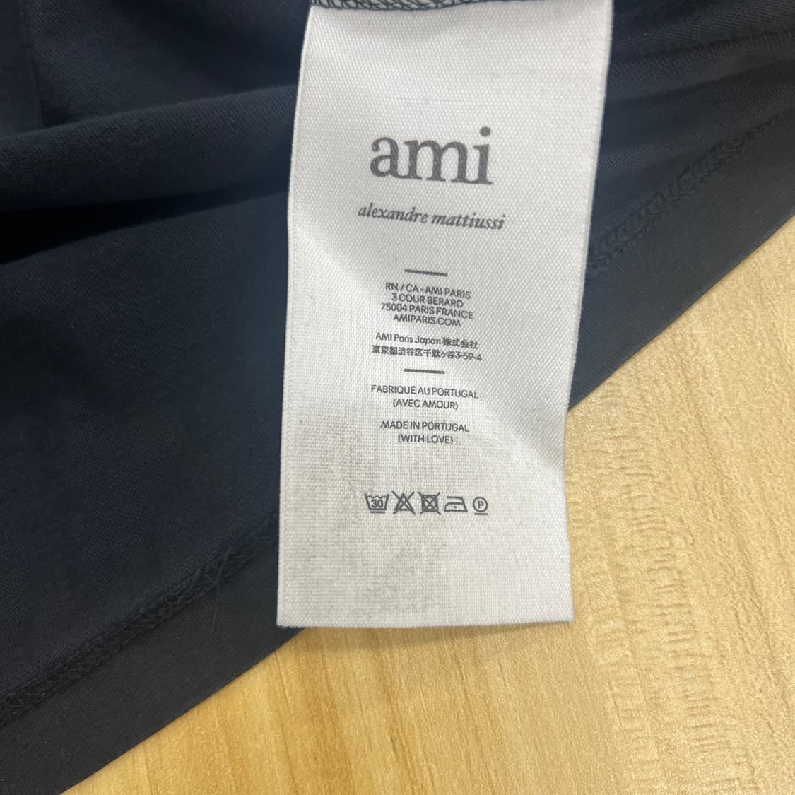 Ami 아미 스몰 하트 로고 반팔 티셔츠 XL 상품이미지10