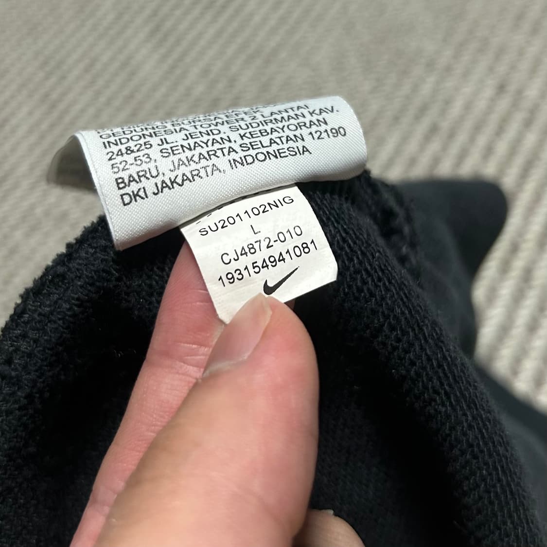 [L] Nike 나이키 더블스우시 라운드 맨투맨 상품이미지9