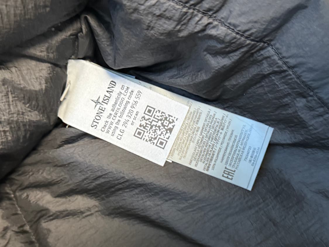 스톤아일랜드 크링클랩스 패딩 xl 상품이미지2