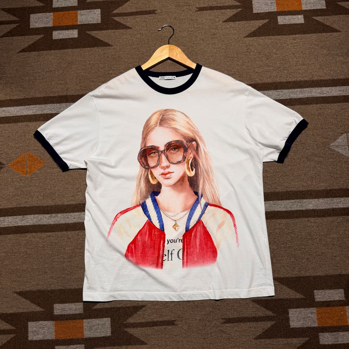 ZARA 자라 반팔 링거티 XL 상품이미지1