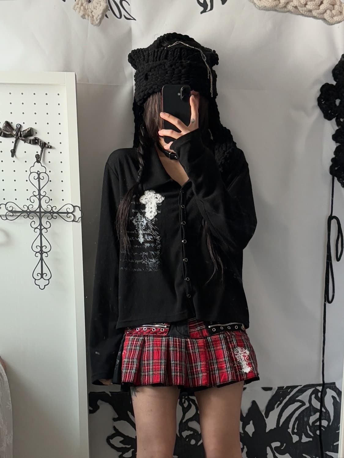 • Black Cross Patch Cardigan  상품이미지3