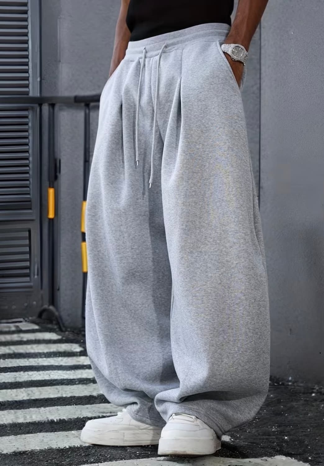 [새상품] 오버핏 와이드 벌룬 팬츠 트레이닝 바지 상품이미지1