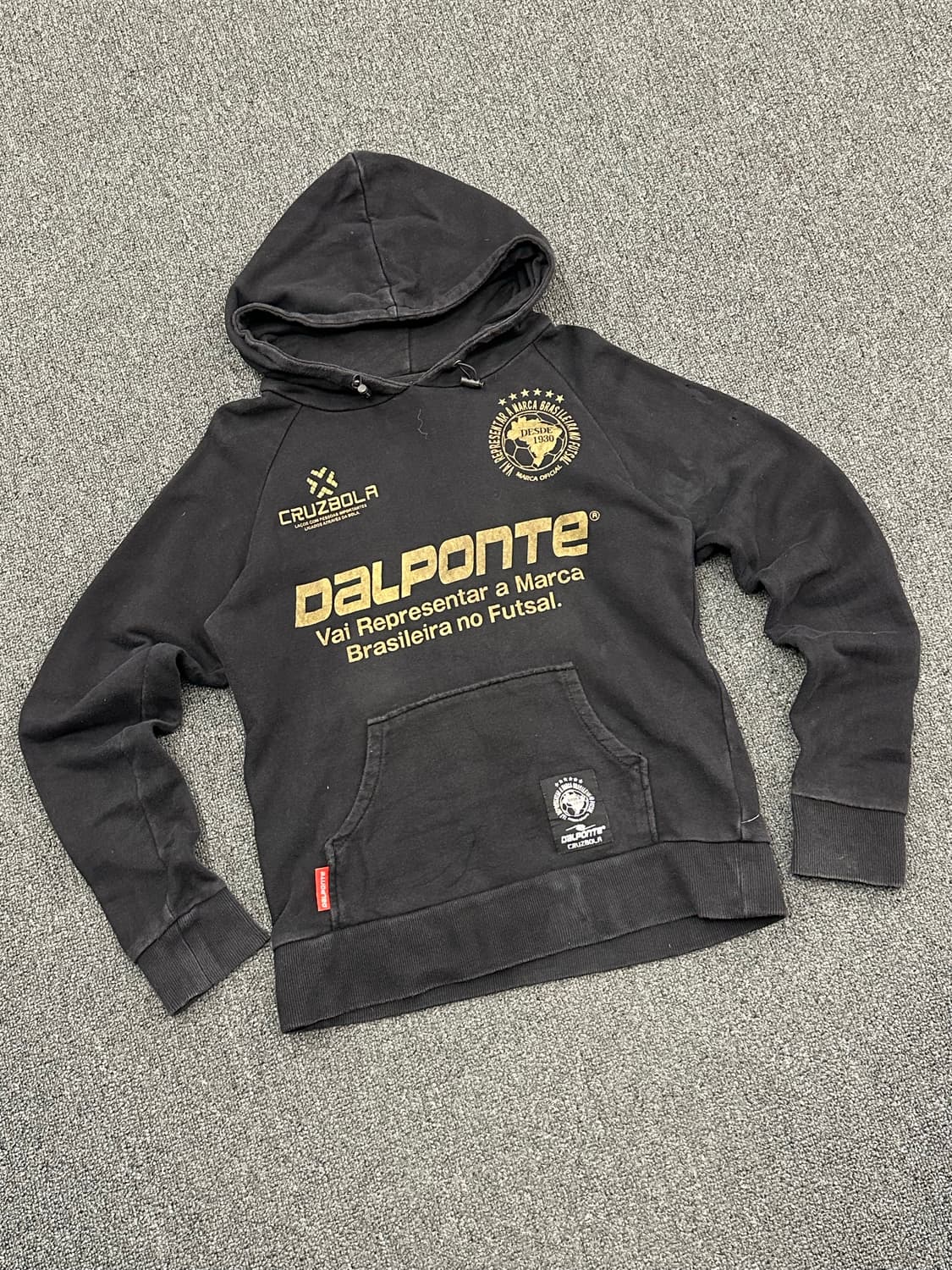 S)Dalponte 빈티지 브라질 풋살팀 후디 상품이미지3