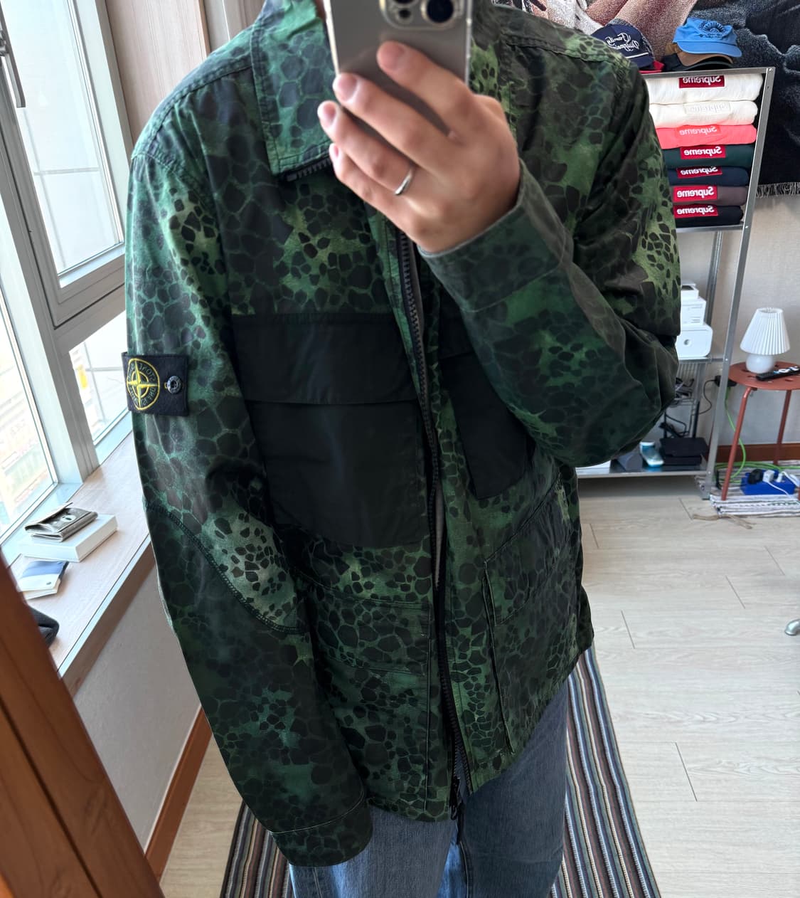 스톤아일랜드 엘리게이터 카모 자켓 상품이미지1